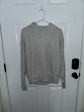 Free People Heather Gray Cozy Hoodie